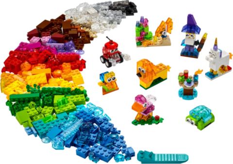  Lắp ráp Lego 11013 Hộp Sáng Tạo Trong Suốt 