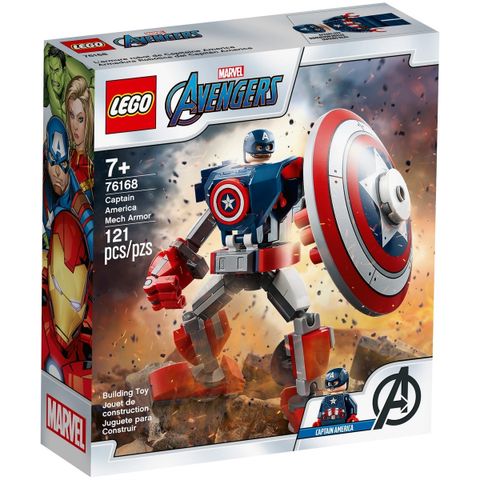  Lego xếp hình 76168 Chiến Giáp Avengers Captain America 