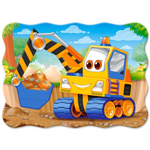  Đồ chơi Xếp hình Puzzle Chủ đề Yellow Digger 30 mảnh Castorland B034641 