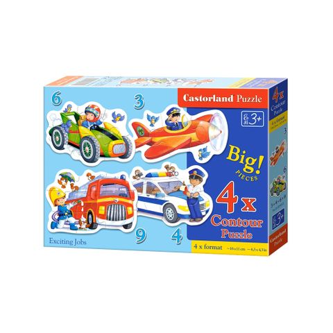  Đồ chơi Xếp hình Puzzle Chủ đề Exciting Jobs Castorland B005055 