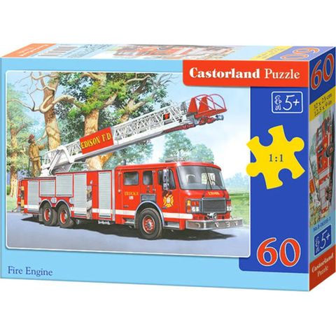  Đồ chơi Xếp hình Puzzle Chủ đề Fire Engine 60 mảnh Castorland B065951 