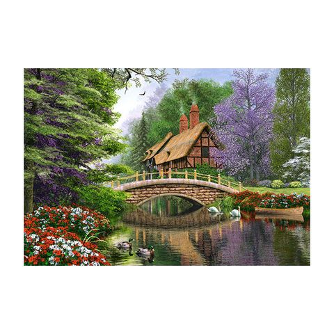  Tranh ghép hình puzzle 1000 mảnh River Cottage Castorland 