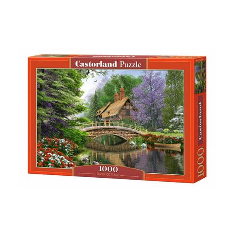  Tranh ghép hình puzzle 1000 mảnh River Cottage Castorland 
