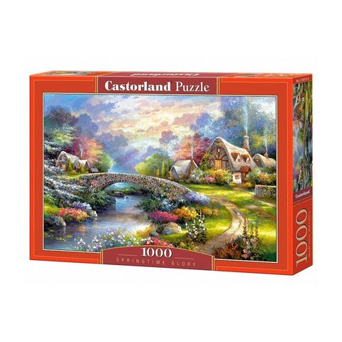  Tranh ghép hình puzzle 1000 mảnh Springtime Glory Castorland 