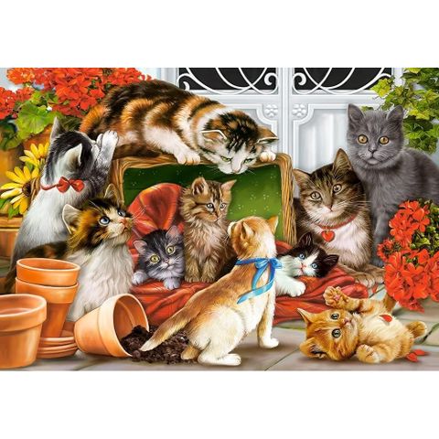  Xếp hình Puzzle Vui Chơi Của Những Chú Mèo 1500 mảnh CASTORLAND C-151639 
