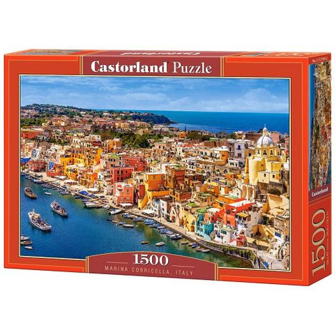  Xếp hình Puzzle Marina Corricella, Italy 1500 mảnh CASTORLAND C-151769 