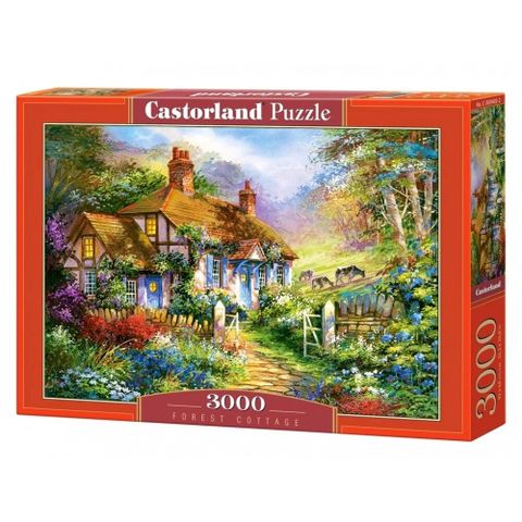  Ghép hình 3000 miếng Forest Cottage Castorland Puzzle 