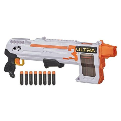  Nerf Ultra Three Blaster, Pump-Action, 8-Dart 