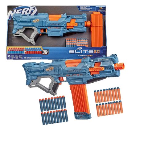  Nerf Elite 2.0 Turbine CS-18 Genuine E9481 Electric Blaster với 36 phi tiêu chính thức 