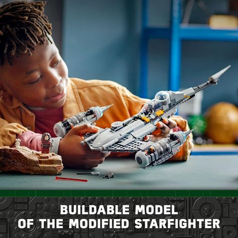  Đồ chơi lắp ghép LEGO 75325 Star Wars The Mandalorian's N-1 Starfighter Set 