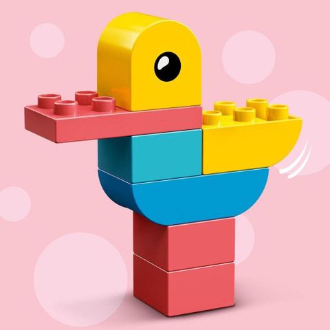  Đồ chơi lắp ghép LEGO 10909 DUPLO Classic Heart Box Bricks Toy for Toddlers 