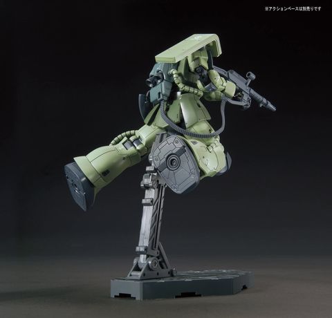  Đồ chơi lắp ghép Model Kit Bandai Hobby RG 1/144 MS-06F Zaku II (Green) 