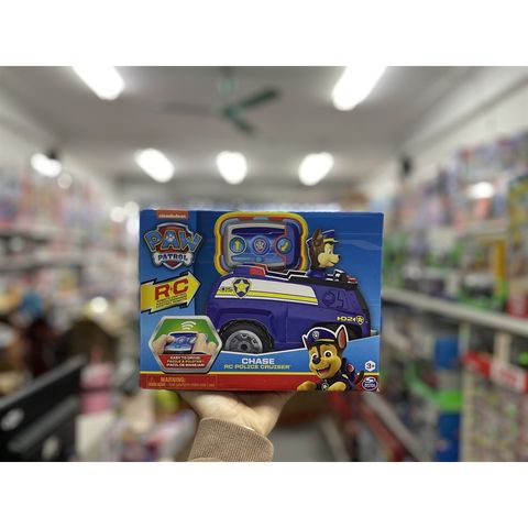  Đồ chơi xe cảnh sát điều khiển 6054623 - Paw Patrol Chase RC Police Cruiser 