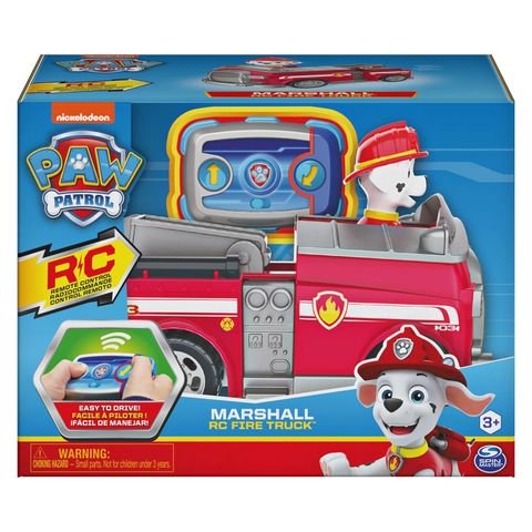  Đồ chơi xe cứu hoả điều khiển 6054624 - Paw Patrol, Marshall Remote Control Fire Truck With 2-way Steering 