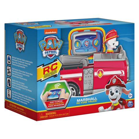  Đồ chơi xe cứu hoả điều khiển 6054624 - Paw Patrol, Marshall Remote Control Fire Truck With 2-way Steering 