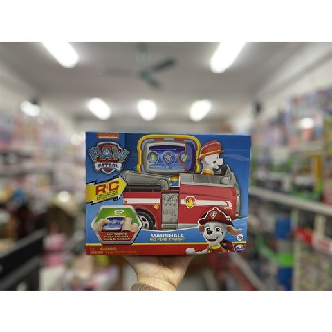  Đồ chơi xe cứu hoả điều khiển 6054624 - Paw Patrol, Marshall Remote Control Fire Truck With 2-way Steering 