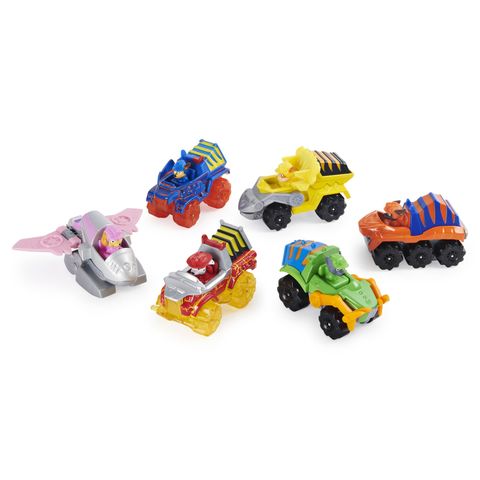  Set 6 mô hình xe cứu hộ PAW Patrol True Metal Dino Rescue Gift Pack, 6 Collectible Die-Cast Vehicles 