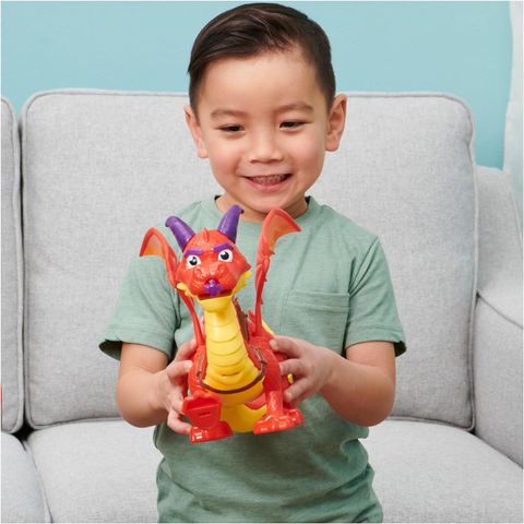  Đồ chơi Rồng thần chiến binh khổng lồ và chó cứu hộ 062105 - PAW Patrol Rescue Knights Sparks The Dragon 