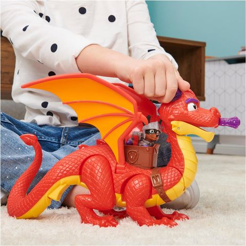  Đồ chơi Rồng thần chiến binh khổng lồ và chó cứu hộ 062105 - PAW Patrol Rescue Knights Sparks The Dragon 