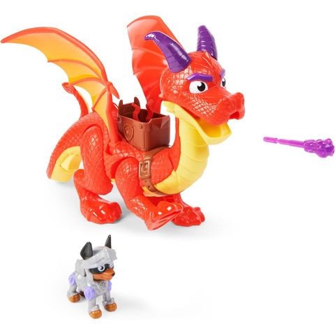  Đồ chơi Rồng thần chiến binh khổng lồ và chó cứu hộ 062105 - PAW Patrol Rescue Knights Sparks The Dragon 