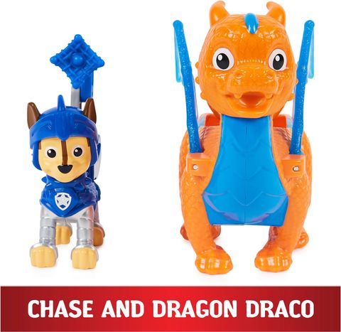  Bộ đồ chơi cứu hộ Paw Patrol RESCUE KNIGHTS Chase And Dragon Draco 