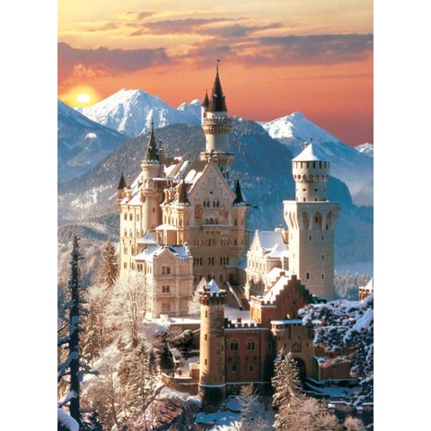  Xếp hình Clementoni 31925 Lâu đài Neuschwanstein Castle 1500 miếng 