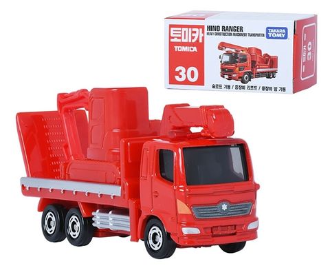  Tomica No.30 Hino Ranger heavy equipment carrier 