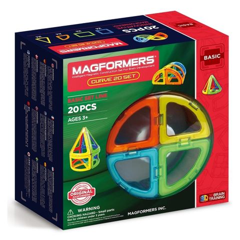  Bộ Magformers cơ bản 20 hình dạng cong MAG-701010 