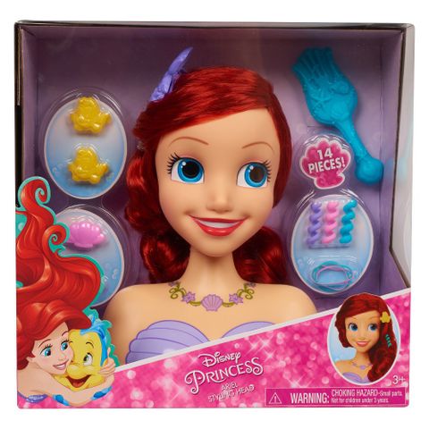  Búp bê làm tóc Just Play Princess Ariel Roleplay 