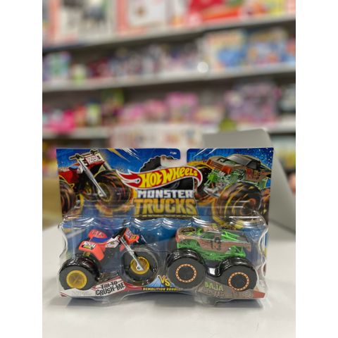  Hot Wheels Monster Trucks Vehicles Set Of Two 