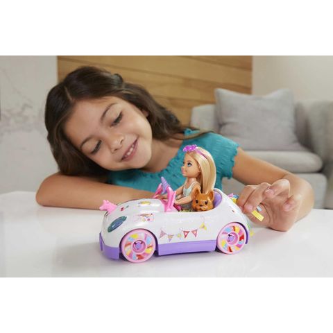  Barbie Club Chelsea Doll & Toy Car 