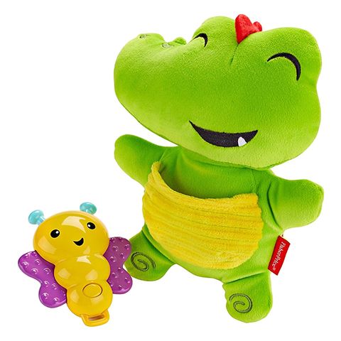  Đồ chơi cá sấu bông và bướm ngậm nướu Fisher Price DFP76 