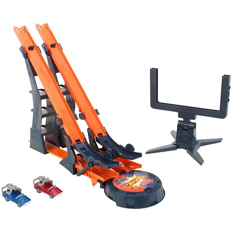  Đường đua siêu xe đối đầu Hot Wheels DHY25 