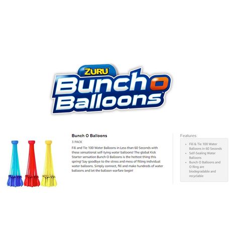  Bộ 30 bóng nước BUNCH BALLOONS 