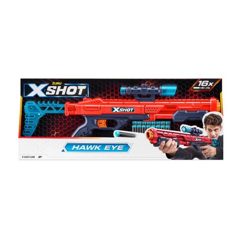  Đồ chơi phóng thanh xốp mút Hawk Eye X-Shot (16 thanh mút) - 36435 
