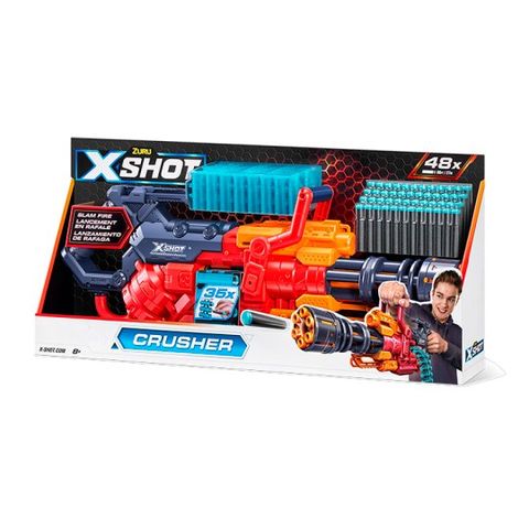 Bộ đồ chơi phóng thanh xốp mút Crusher X-Shot (1 bệ phóng, 48 thanh mút)c - 36382 