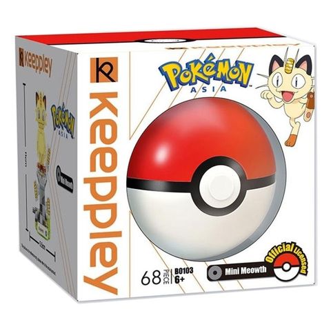  Đồ Chơi Lắp Ghép B0103 Pokemon (68 chi tiết) Nhân Vật Meowth 