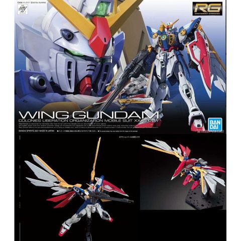  Đồ chơi lắp ghép Gundam RG 1/144 NEW MOBILE REPORT GUNDAM WING 