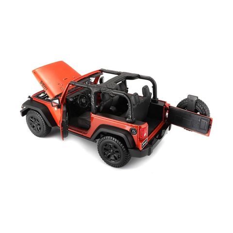  Mô hình xe Jeep Wrangler 2014 mui trần 