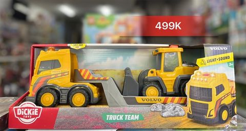  Xe Đồ Chơi Xe Xây Dựng DICKIE TOYS Volvo Truck Team 