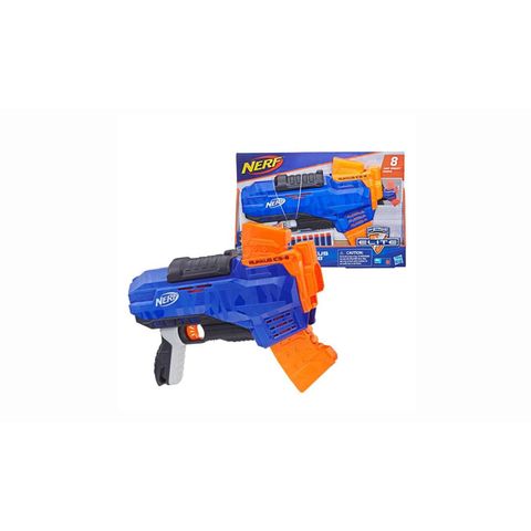  Đồ chơi súng NERF Rukkus Ics-8 N-strike Elite E2654 bao gồm 8 phi tiêu 