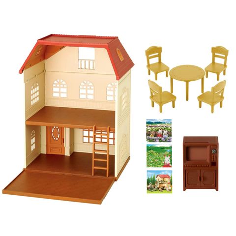  Bộ Quà Tặng Nhà 3 Tầng 3 Story House Gift Set C Sylvanian Families 5352 