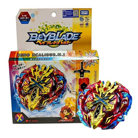  Beyblade B-48 Con quay Xeno Xcalibur.M.I 