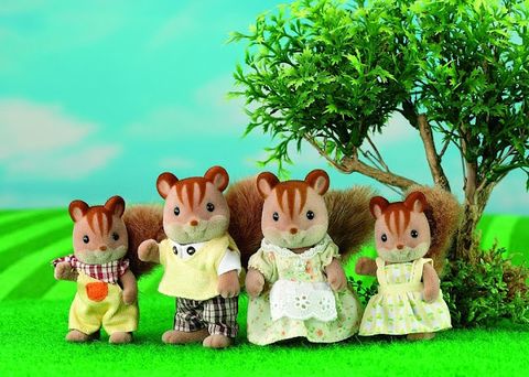  Sylvanian Families EP-3136 Gia đình Sóc Walnut Squirrel Family 