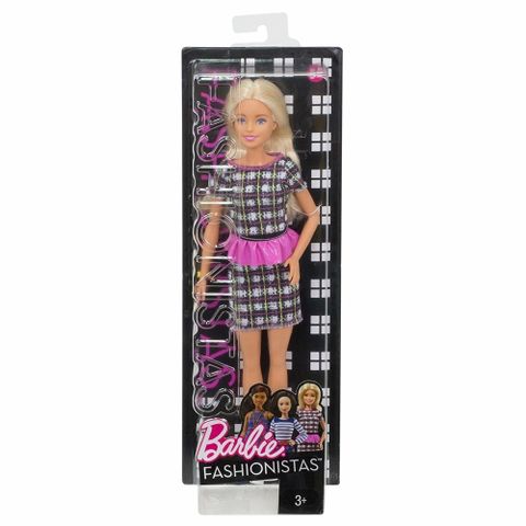  Đồ chơi Búp bê Barbie Fashionistas Doll 58 Peplum Power 