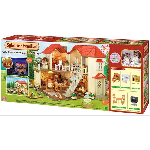  Bộ quà tặng Nhà phố sáng đèn Set D Sylvanian Families 2746 