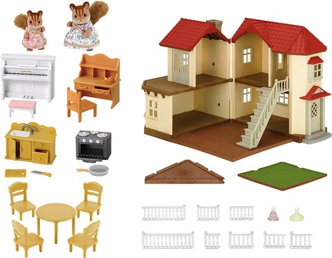  Bộ quà tặng Nhà phố sáng đèn Set D Sylvanian Families 2746 