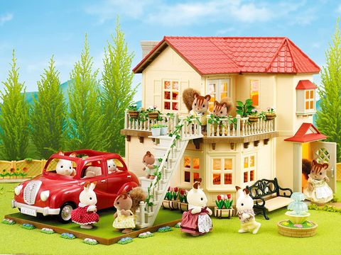  Bộ quà tặng Nhà phố sáng đèn Set D Sylvanian Families 2746 