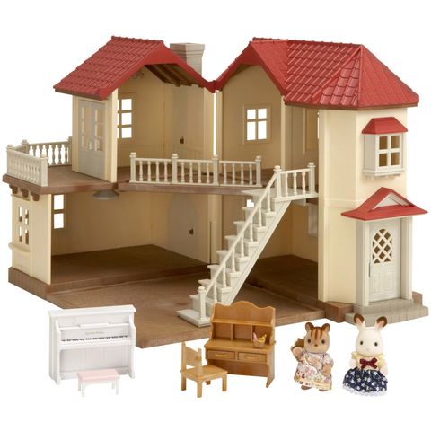  Bộ Quà tặng Nhà phố sáng đèn Set E Sylvanian Families 2747 