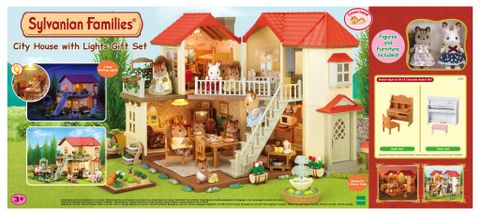  Bộ Quà tặng Nhà phố sáng đèn Set E Sylvanian Families 2747 